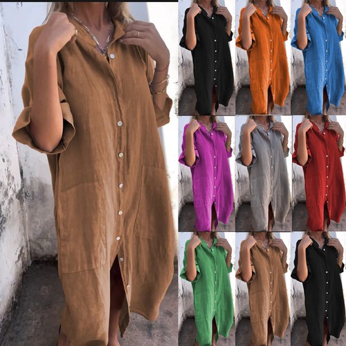 Women linen cotton casual - cotton,