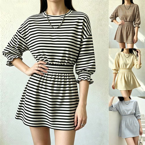 Women summer striped casual - striped,