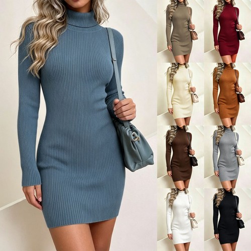 Women knitted long - women's, sleeved