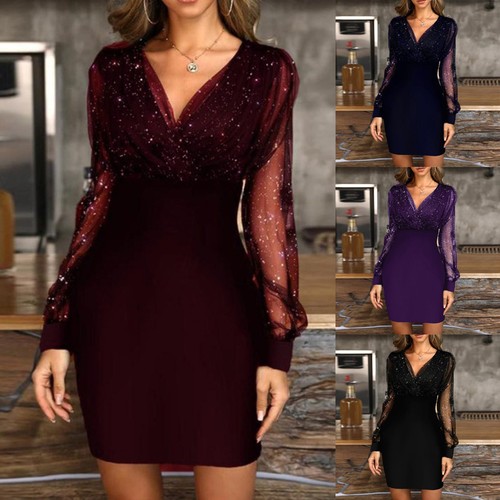 Ladies sequins see through - ladies,