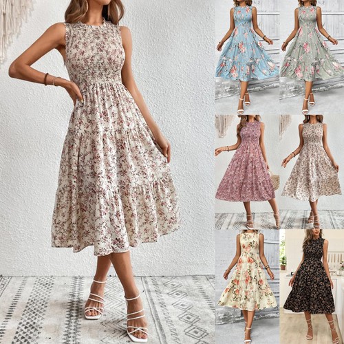 Ladies summer floral - summer, long