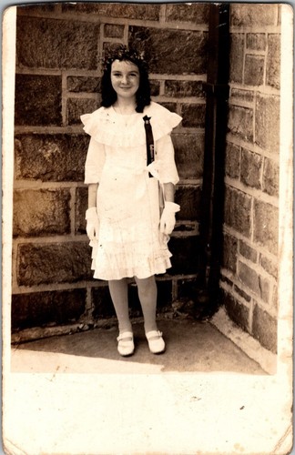 Girl white confirmation - in,