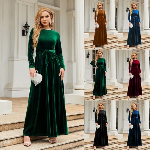 Prom ladies velvet velour - ladies, maxi