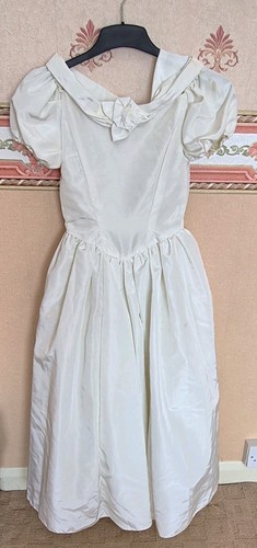 Girls white satin - girls,