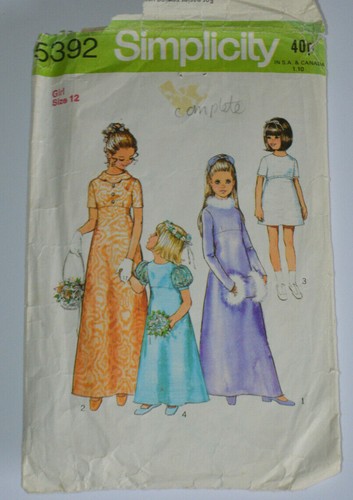 Sewing pattern childrens dress - sewing,