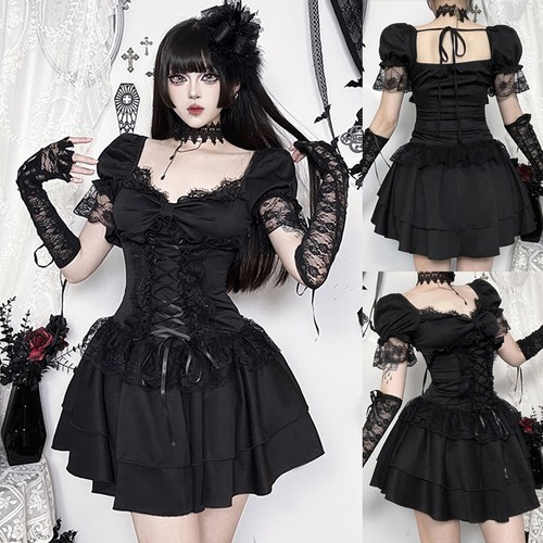 Women summer gothic lace - gothic,