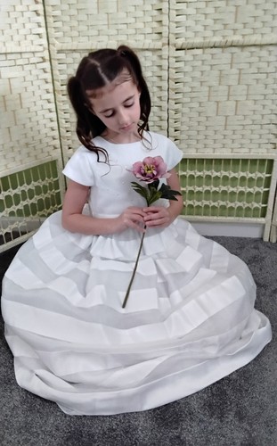 White girls dress - white,,
