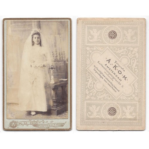 Cdv girl confirmation dress - cdv, in