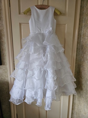 Sarah louise white ruffle - louise",