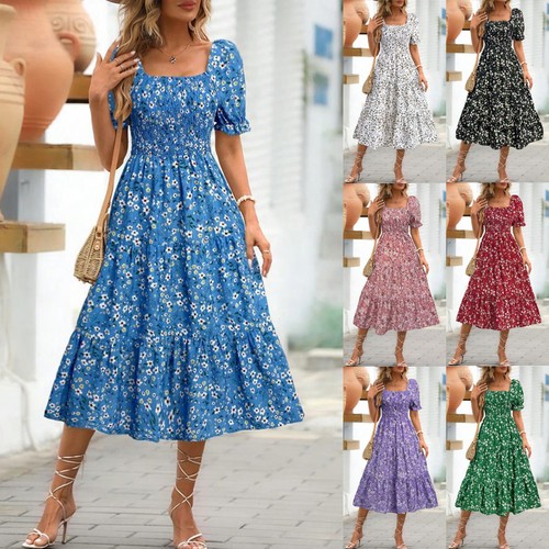 Ladies summer floral - ladies, long